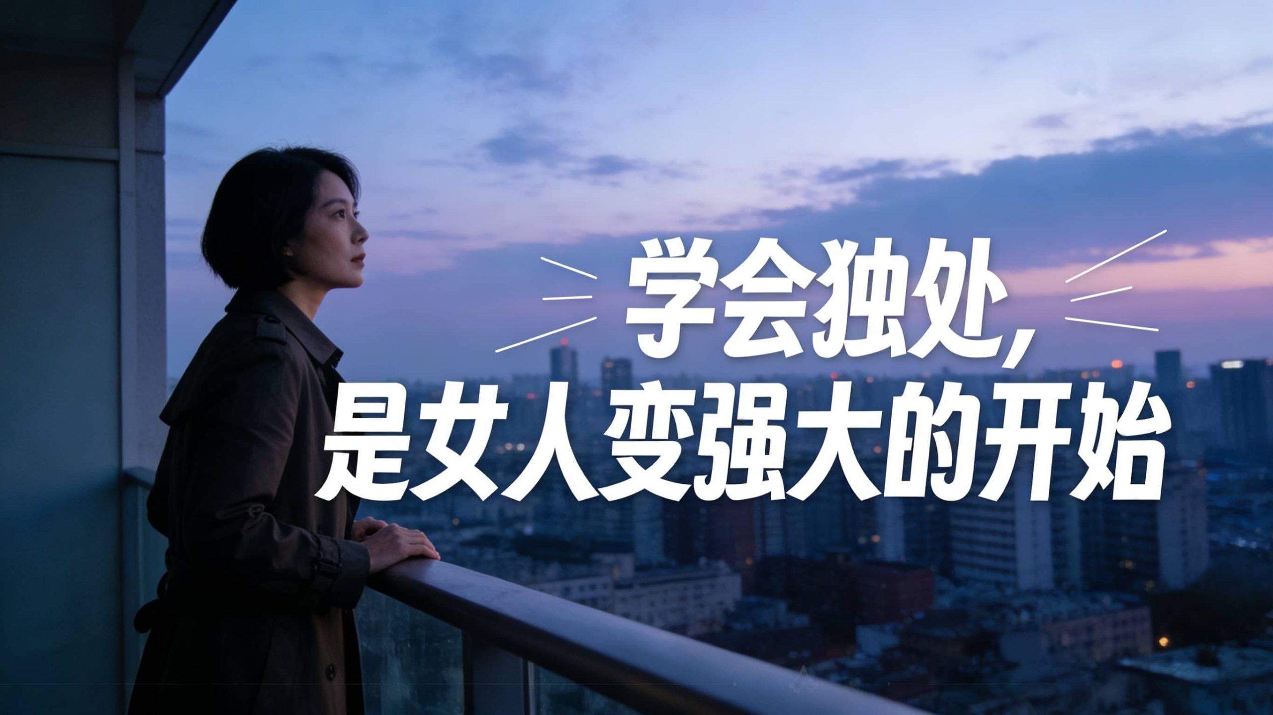 学会独处,是女人变强大的开始